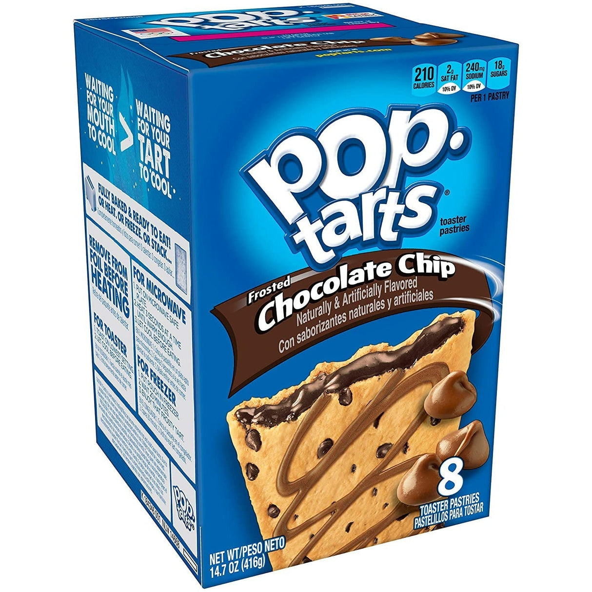 Kellogg's Pop Tarts Frosted Chocolate Chip 12 x 384g