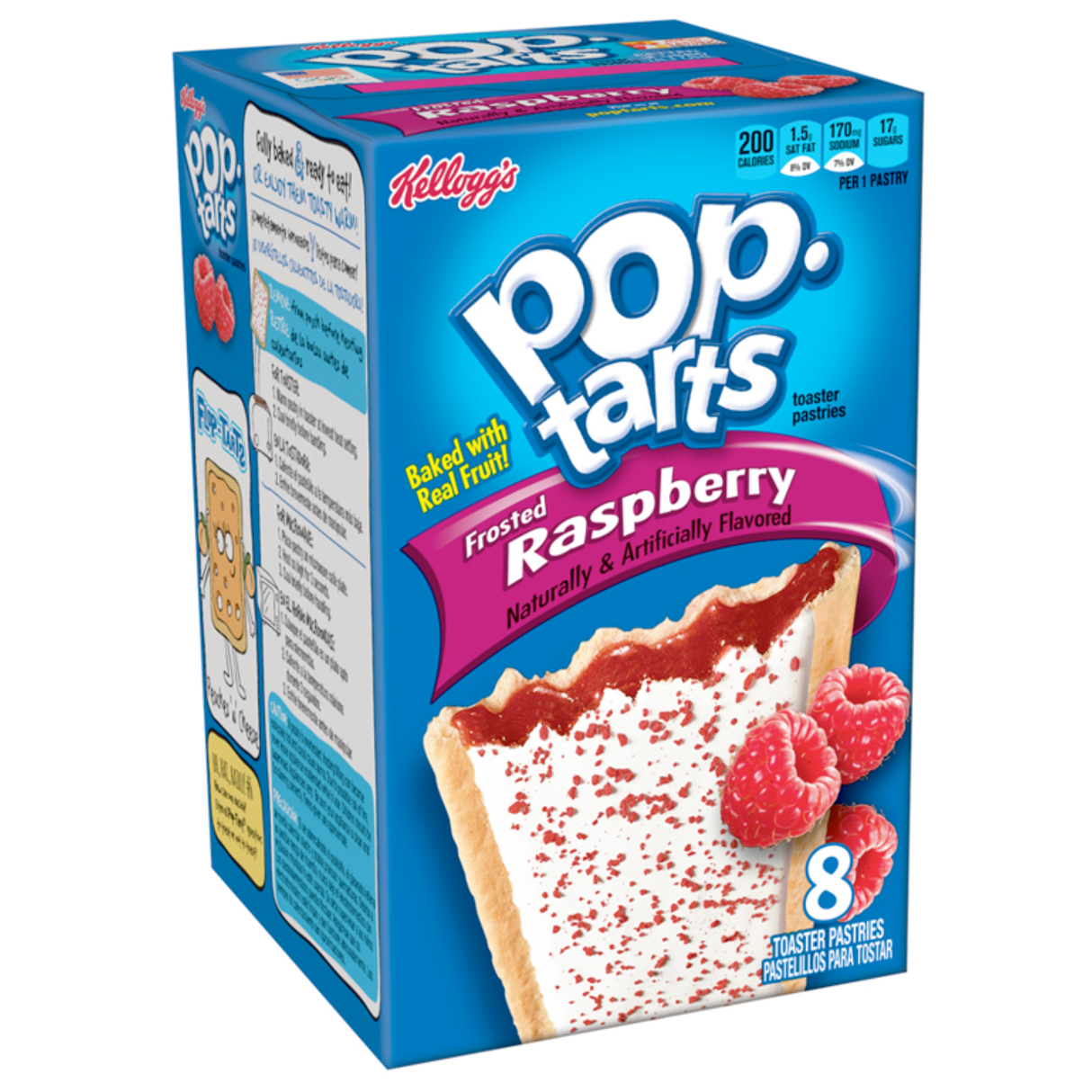 Kellogg's Pop Tarts Frosted Raspberry 12 x 384g