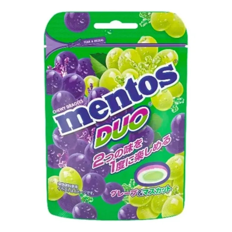 Mentos Duo Grape & Muscat 10 x 45g