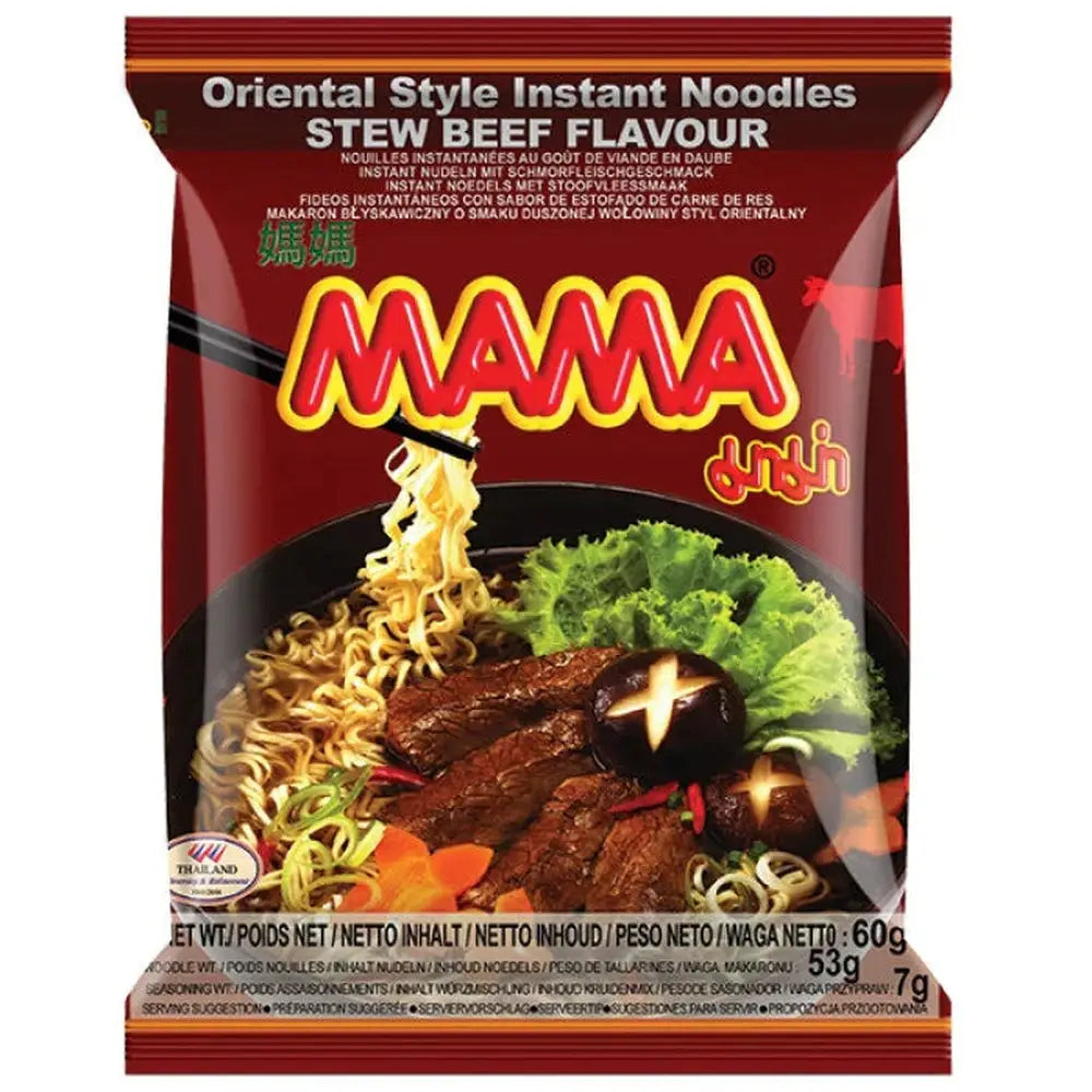 Mama Instant Noodles Stew Beef 30 x 60g