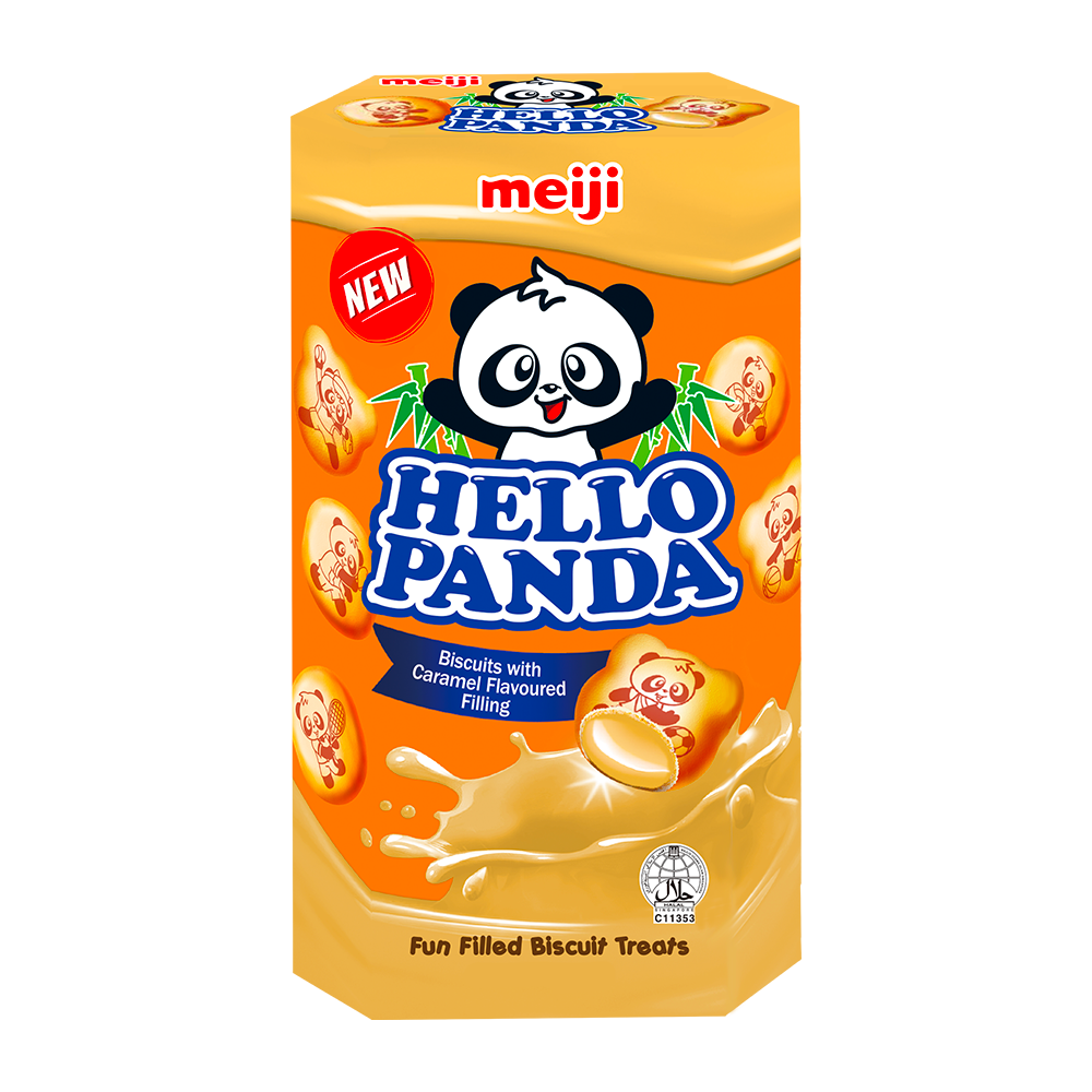 Meiji Hello Panda Caramel 10 x 43g