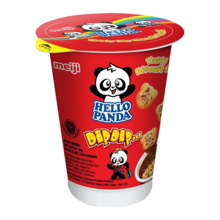 Meiji Hello Panda Dip Dip Chocolade 12 x 20g