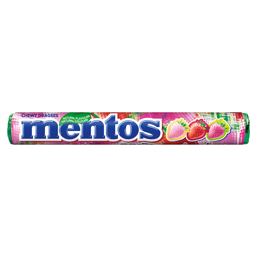 Mentos Strawberry Mix 40 x 38g