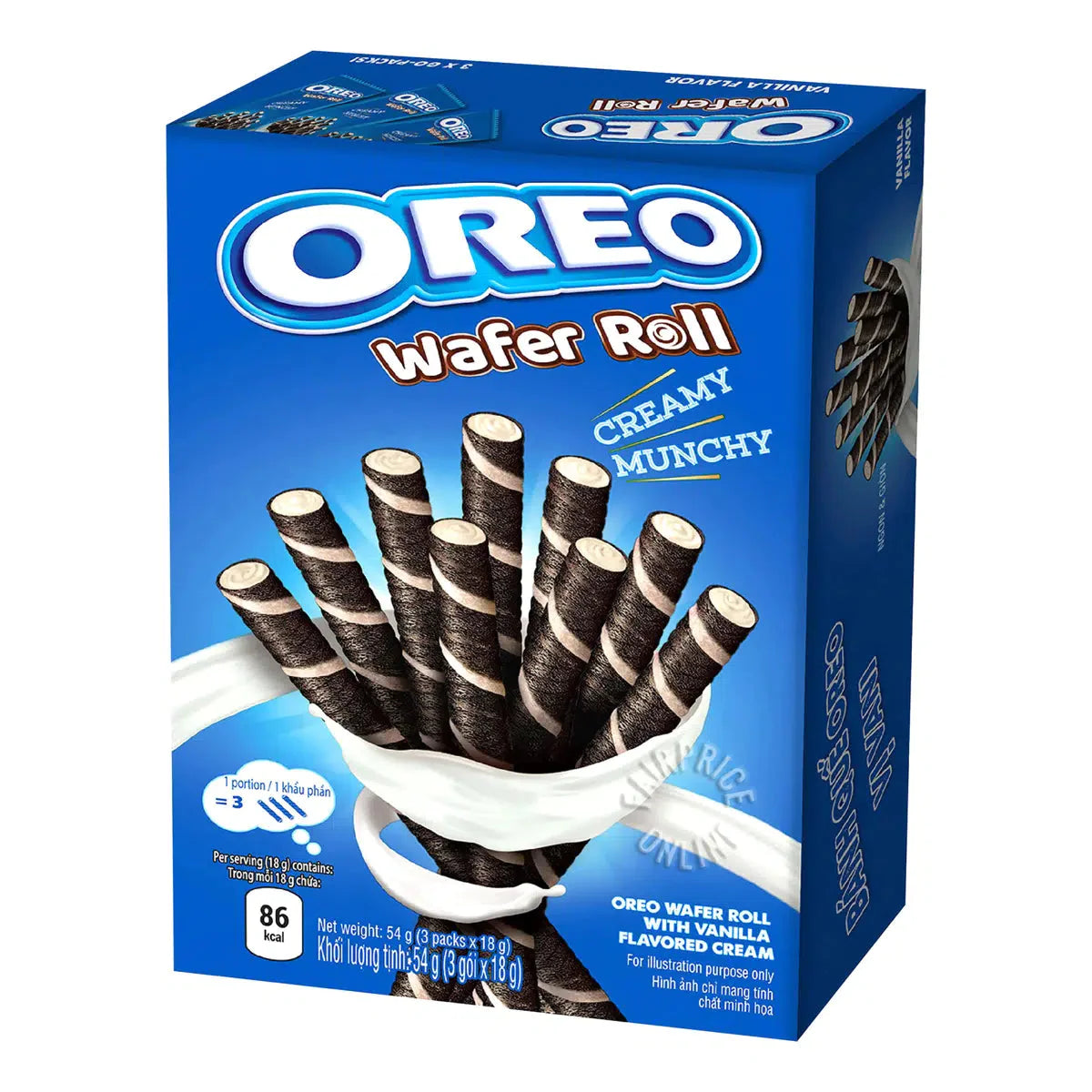 Oreo Wafer Roll Vanilla 20 x 54g