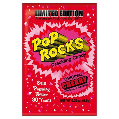 Pop Rocks Crackling Candy Cherry 24 x 10g