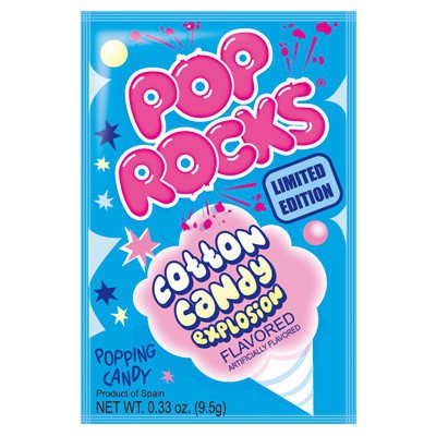Pop Rocks Popping Candy Cotton Candy 24 x 10g
