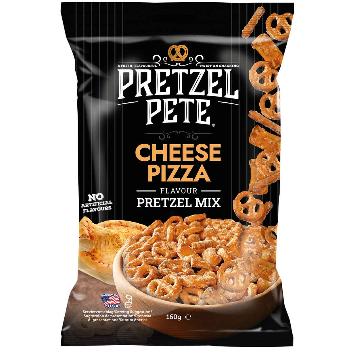 Krakeling Piet Mix Kaas Pizza 8 x 160g