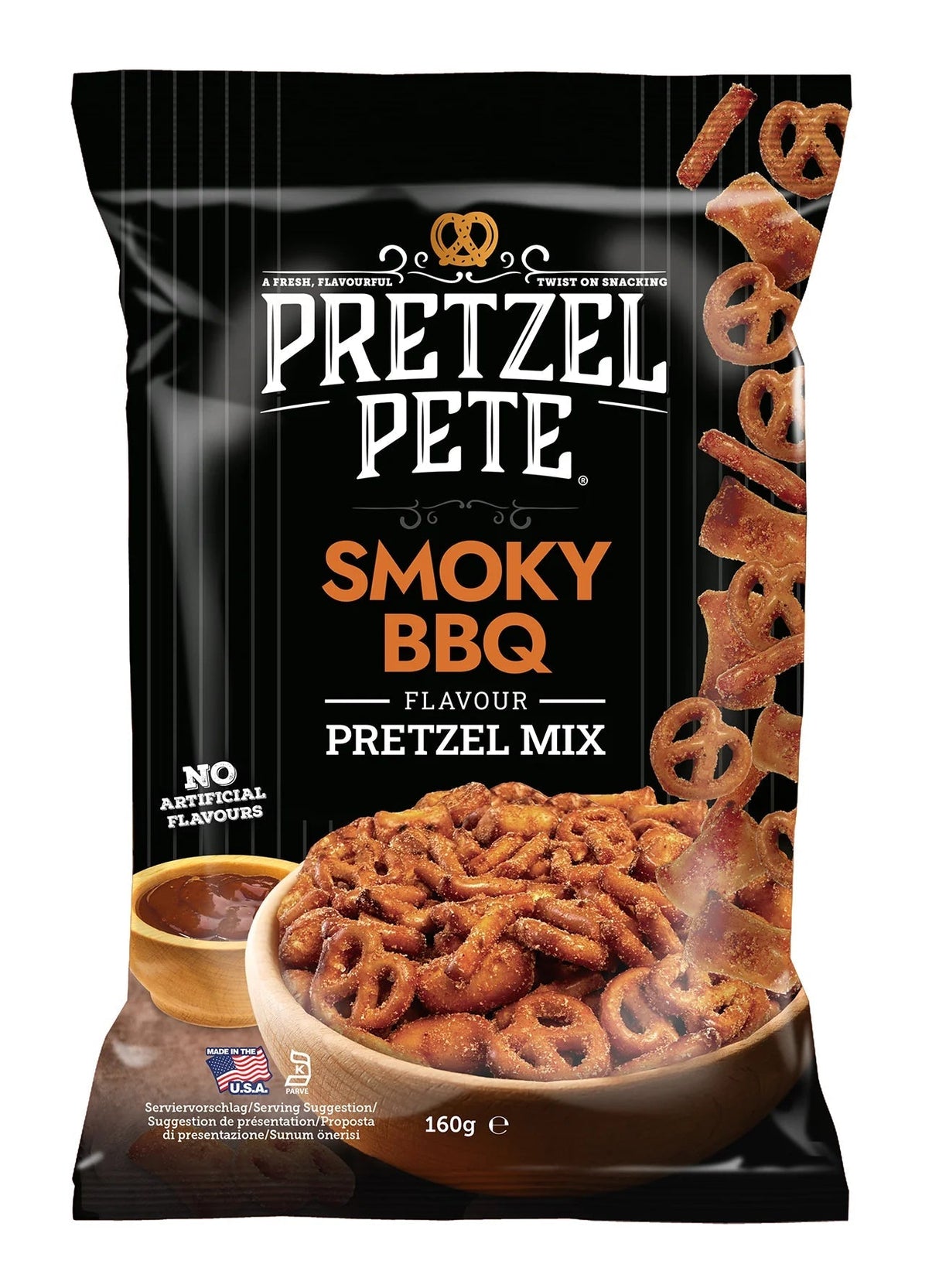 Pretzel Pete Mix Smoky BBQ 8 x 160g