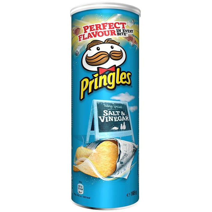 Pringles Chips Salt & Vinegar 14 x 168g