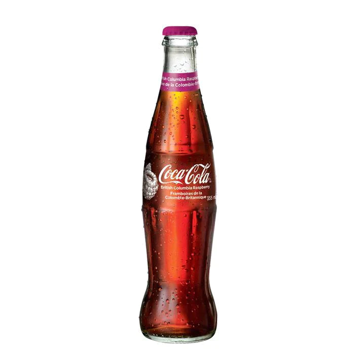 Coca Cola British Columbia Raspberry Glass 24 x 355ml