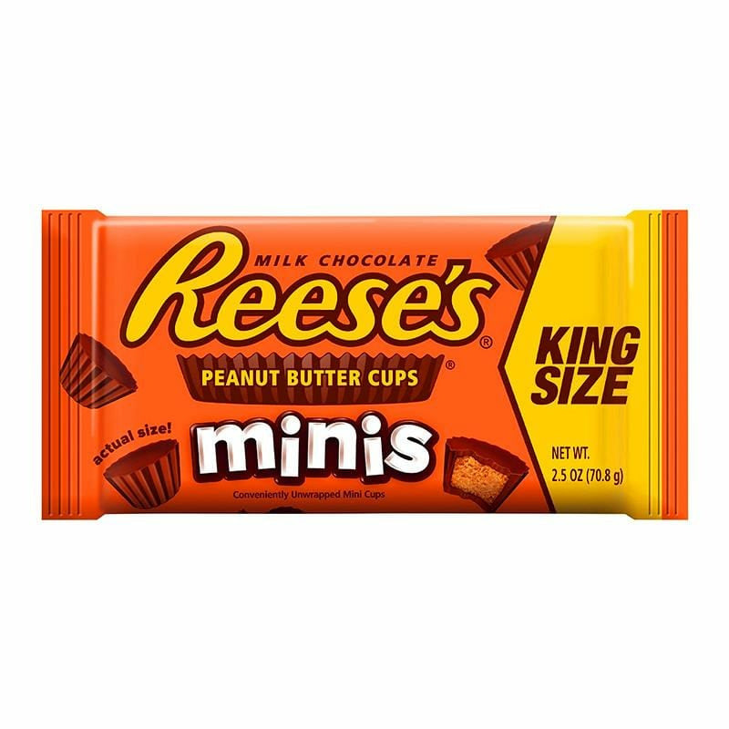 Reese's Peanut Butter Unwrapped Minis Cups King Size 16 x 70g