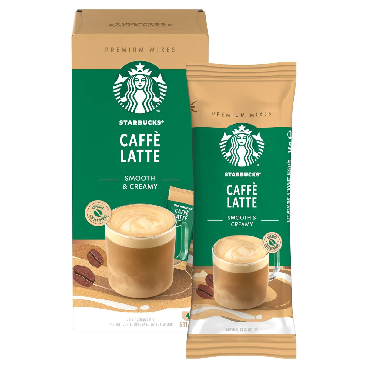 Starbucks Premium Mixes Coffee Latte 24 x 56g