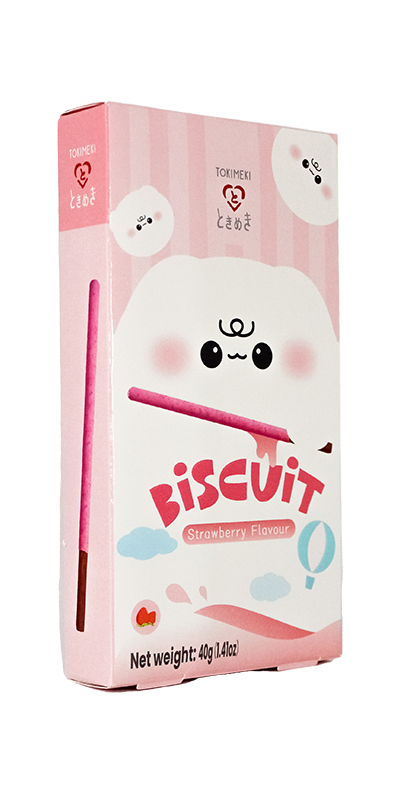 Tokimeki Biscuit Stick Strawberry 40 x 40g