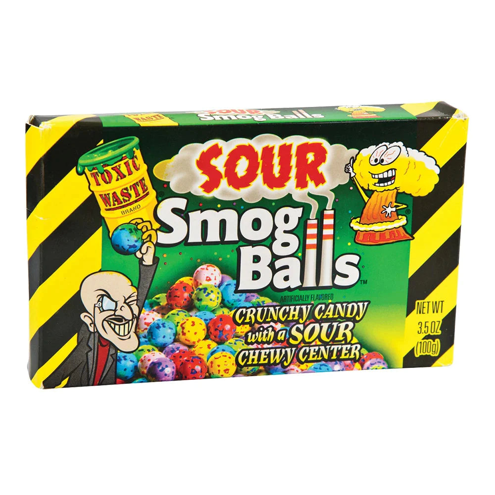 Toxic Waste Sour Smog Balls 12 x 100g