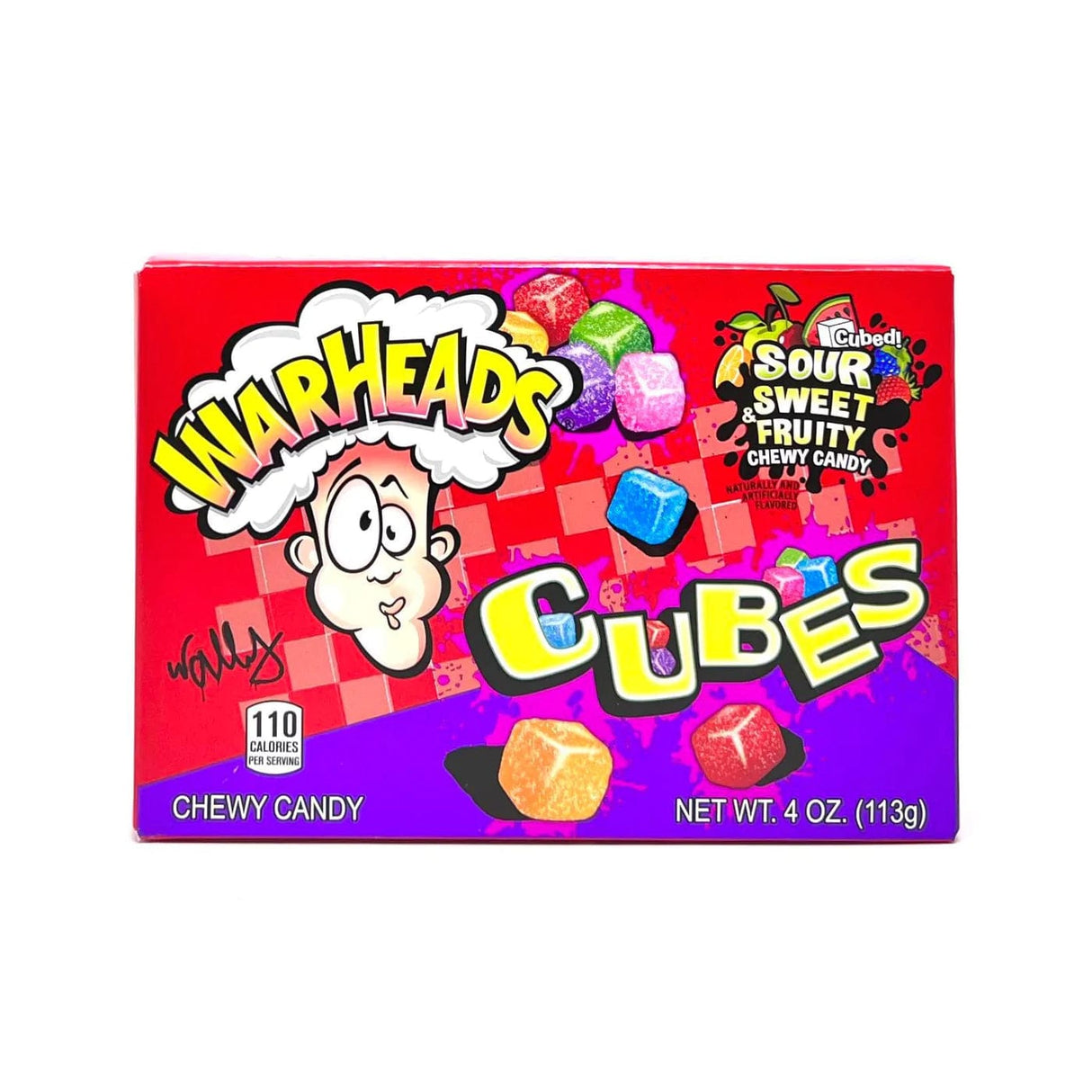 Warheads Chewy Cubes Sour 12 x 113g