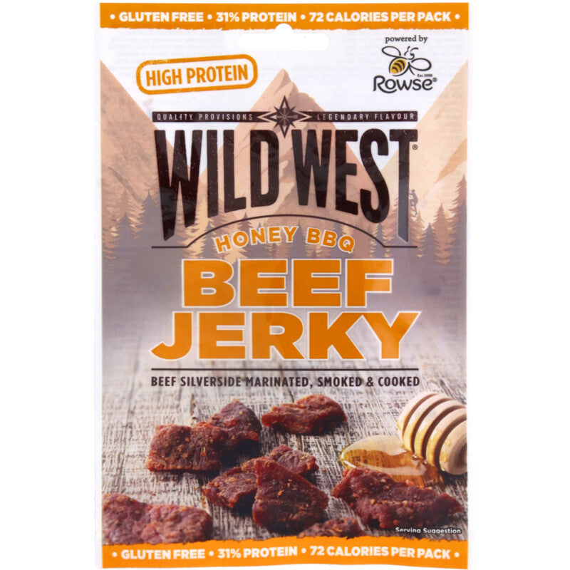 Wild West Beef Jerky Honey BBQ Big 16 x 60g