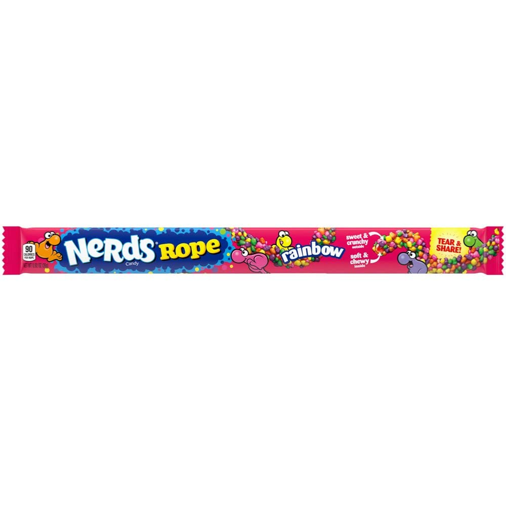 Wonka Nerds Rope Rainbow 24 x 26g